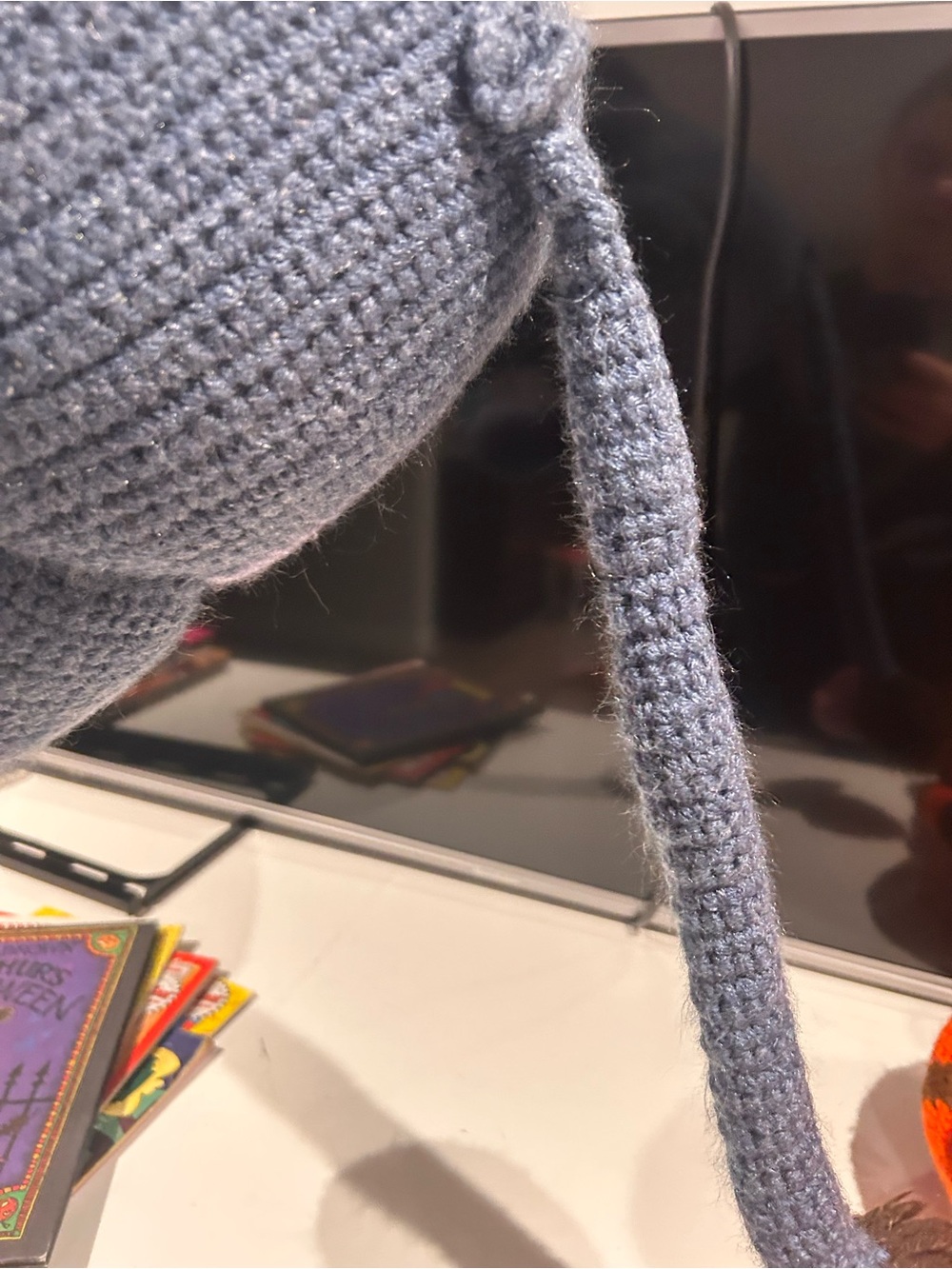Hand crocheted eeyore - Picture 5 of 13
